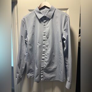 Lululemon Athletica Light Blue Dress Shirt